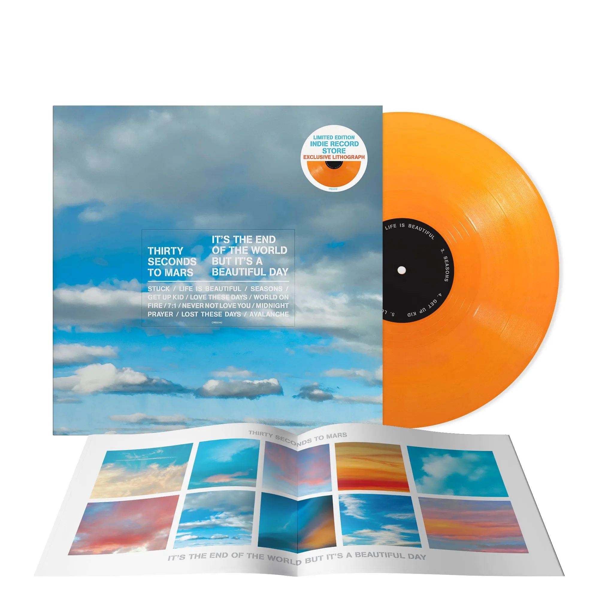 Thirty Seconds to Mars - It's The End Of The World But It's A Beautiful Day LP